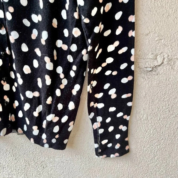 NEW Philosophy Dots Black and White Cardigan Sweater Size Small - Picture 5 of 7
